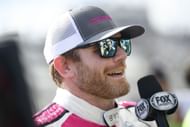 Conor Daly giving an interview to FOX Sports - Source: Getty
